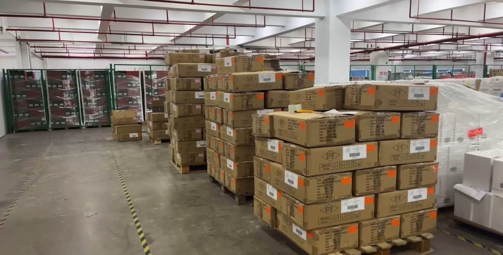 15,120 Sets of Medical Scrubs Relabeled, Repacked and Ready for Shipment to Latin American