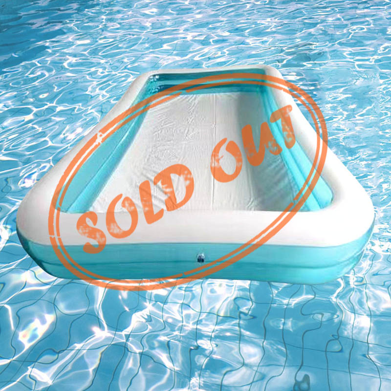 Closeout Stock PVC Inflatable Pool