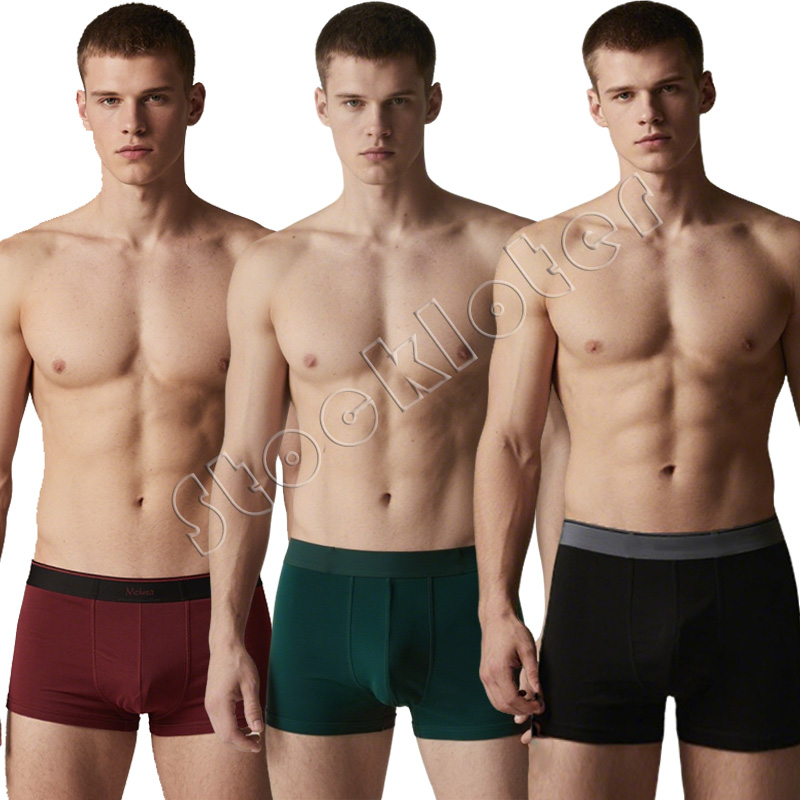 Stock lot cotton mens underwear