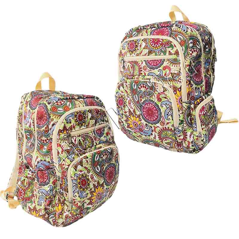 Stocklot printed backpacks