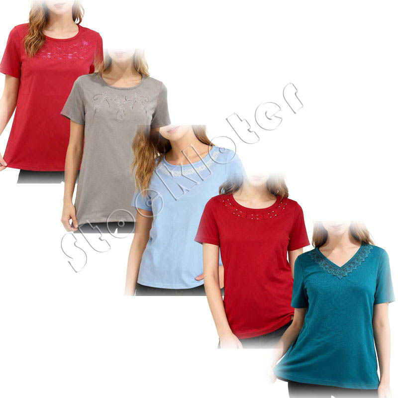 Liquidation stock v neck tops